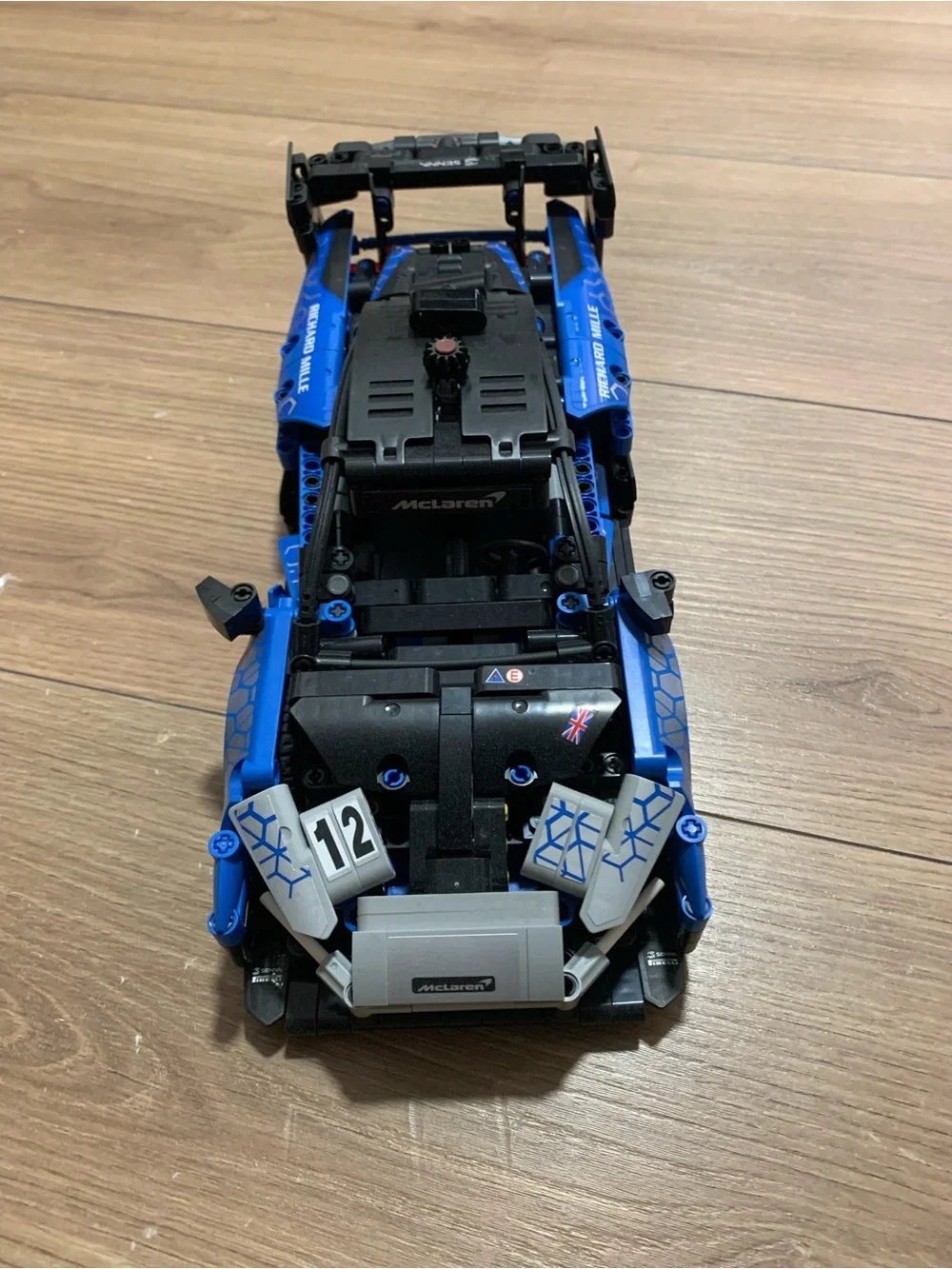 Lego Technic Blue and Black McLaren Race Car